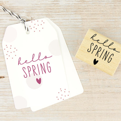 Stempel "hello SPRING" - IN LOVE WITH PAPER