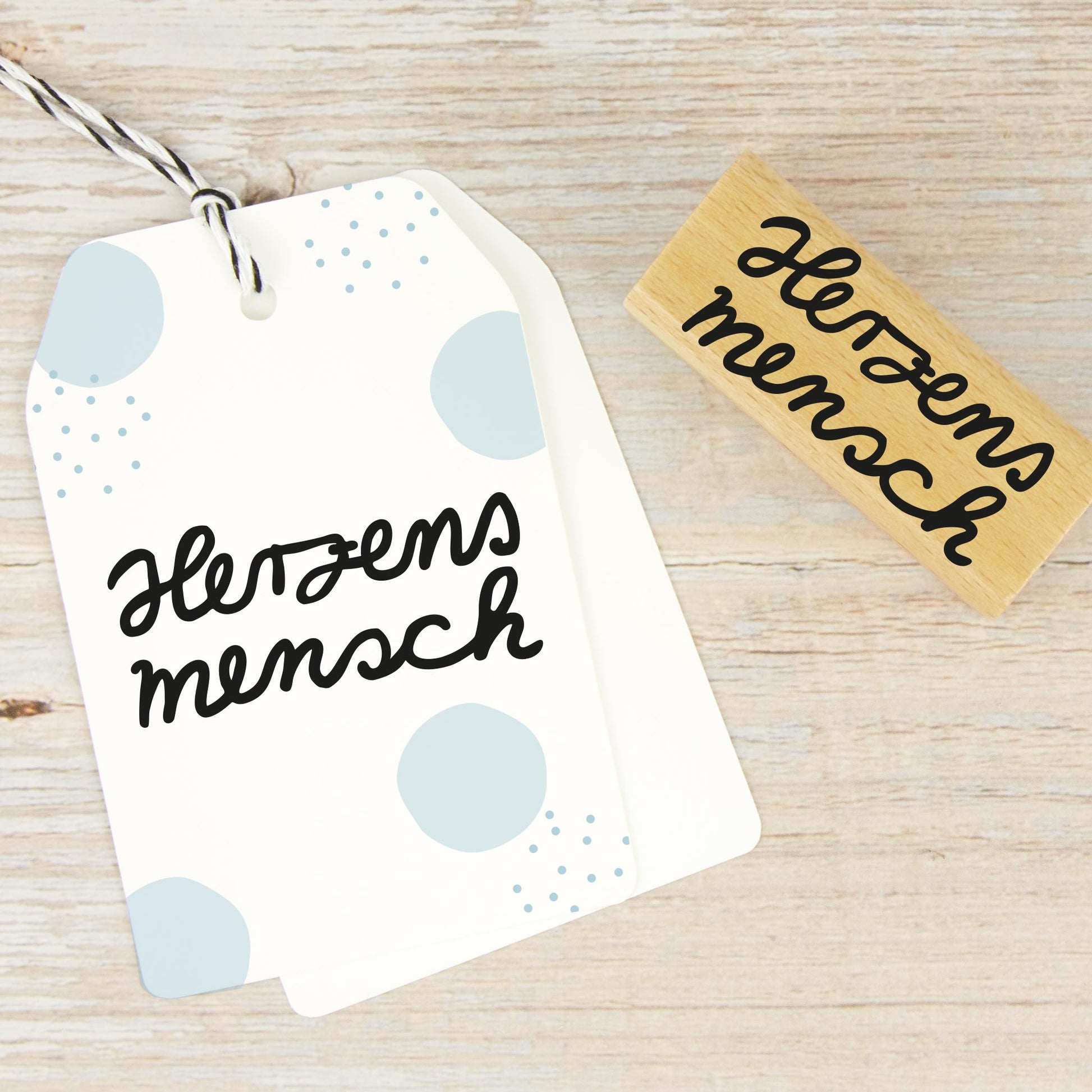 Stempel "Herzensmensch" - IN LOVE WITH PAPER