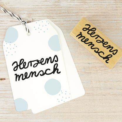 Stempel "Herzensmensch" - IN LOVE WITH PAPER