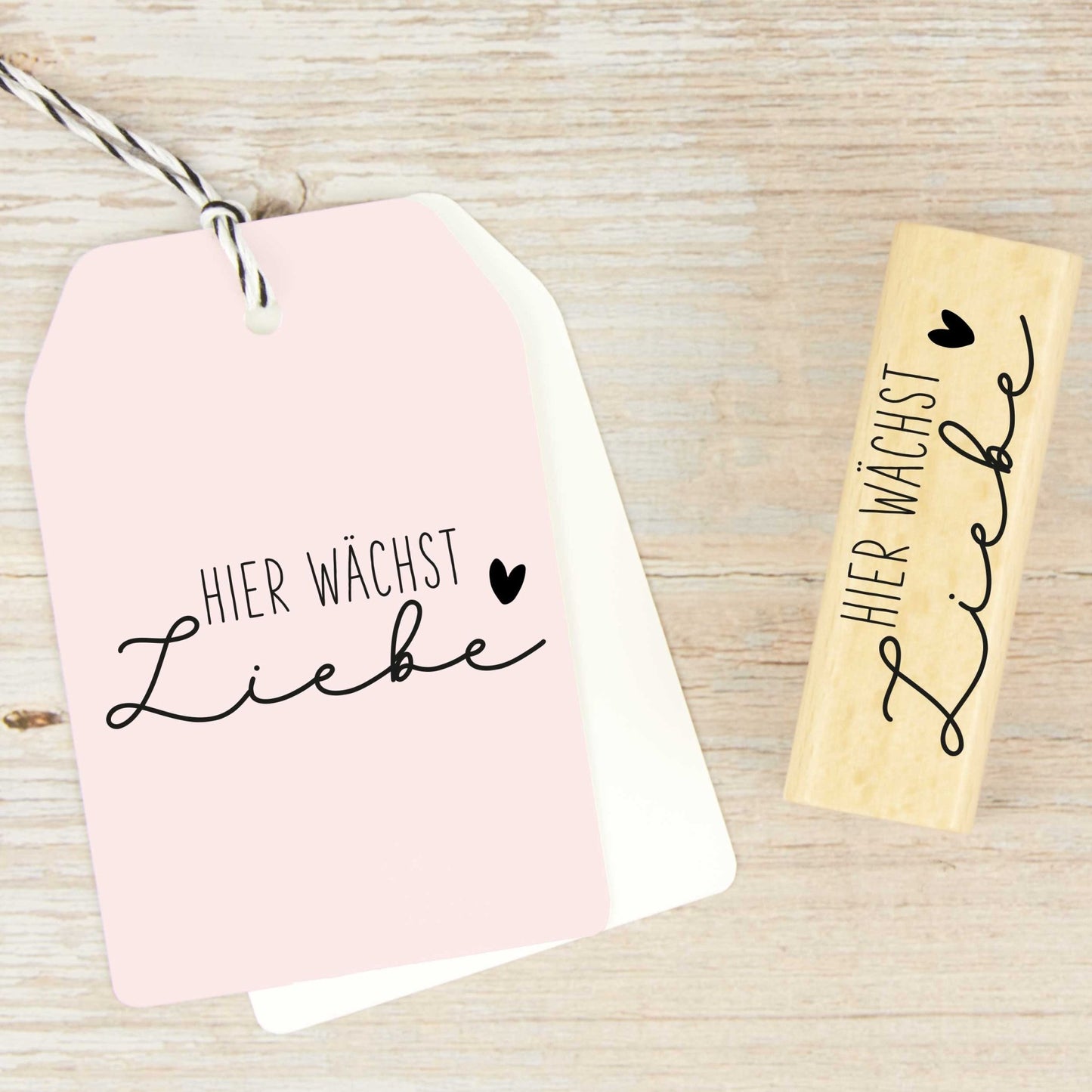 Stempel "Hier wächst Liebe" - IN LOVE WITH PAPER