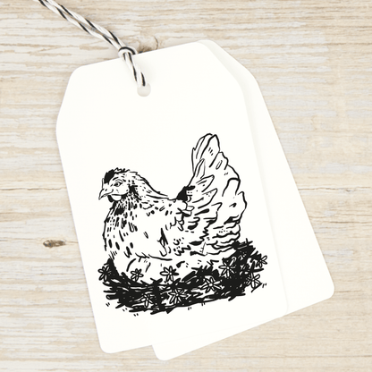 Stempel "Huhn im Nest"