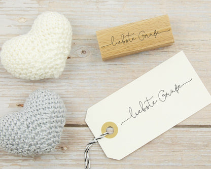 Stempel "Liebste Grüße" - IN LOVE WITH PAPER