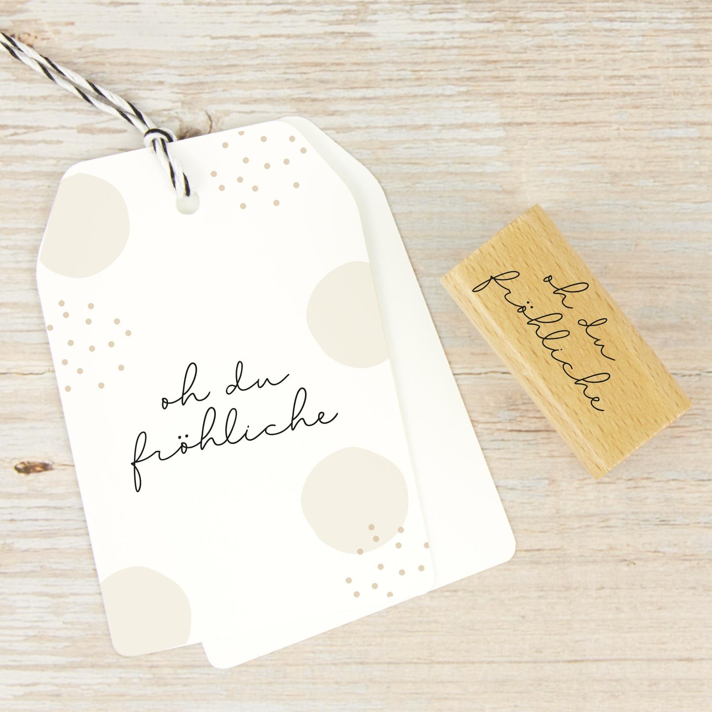 Stempel "oh du fröhliche"