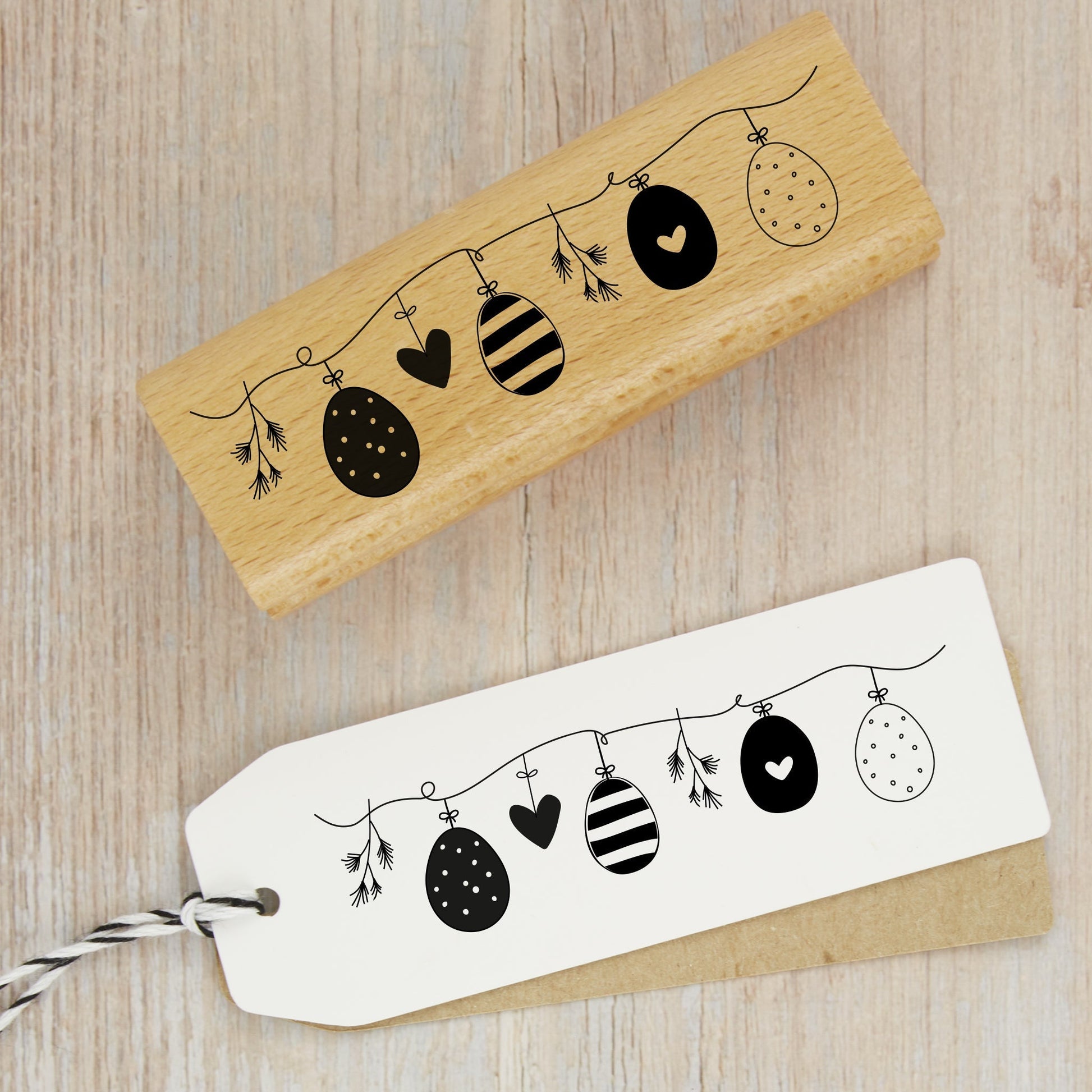 Stempel "Oster-Girlande"