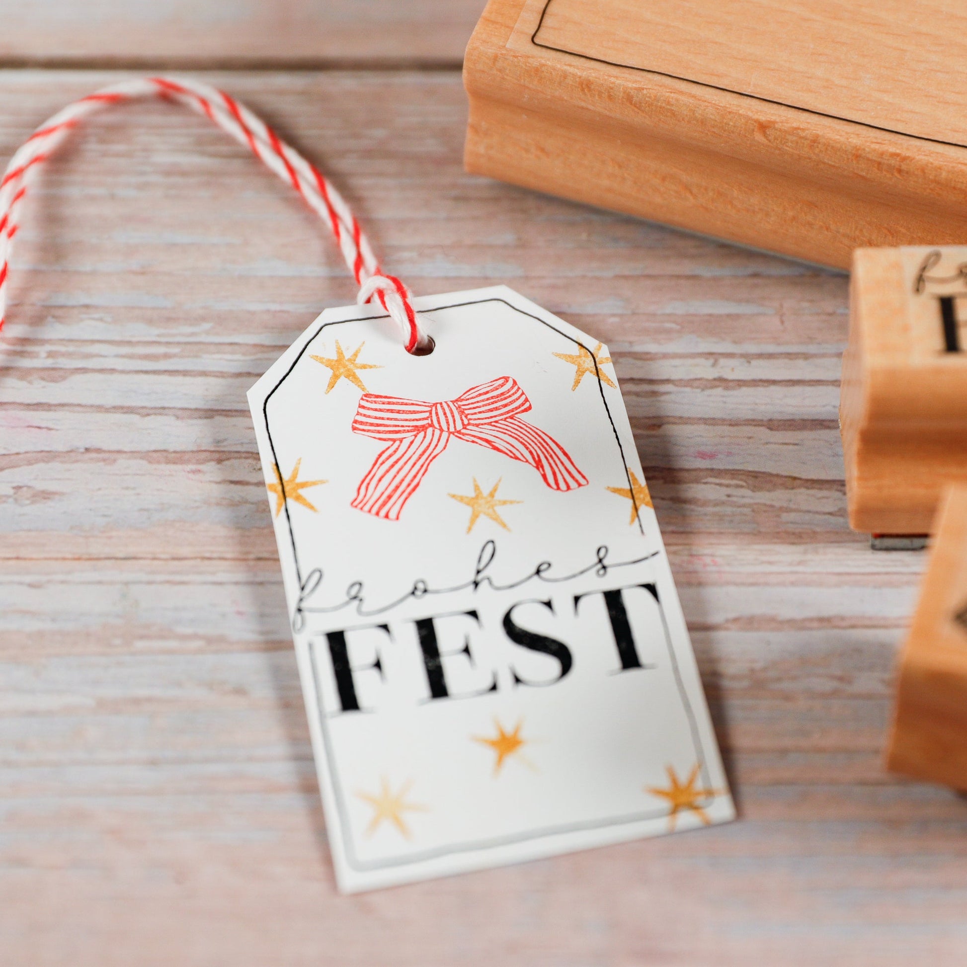 Stempel "Schleife" (zwei Größen) - IN LOVE WITH PAPER