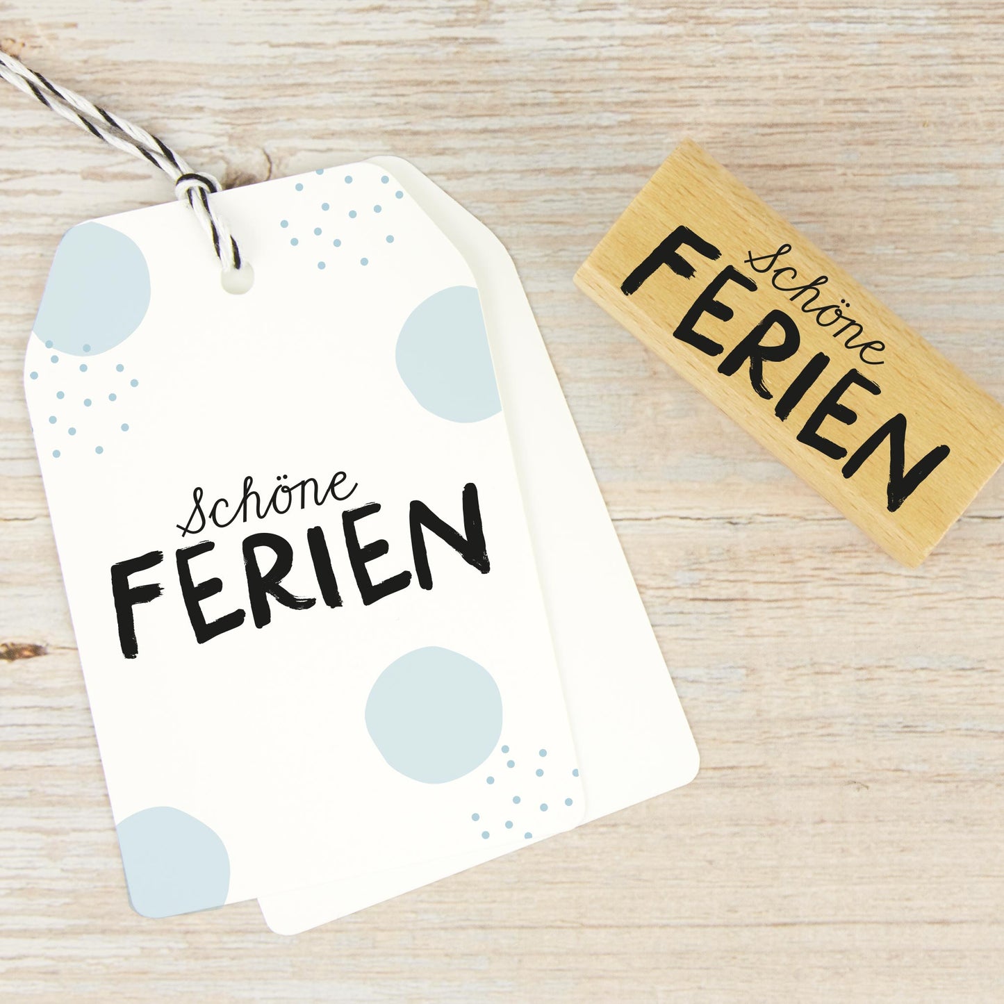 Stempel "Schöne Ferien" - IN LOVE WITH PAPER