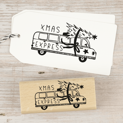 Stempel "Weihnachtsbus" - IN LOVE WITH PAPER