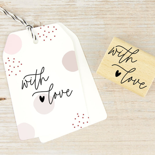 Stempel "with love" - IN LOVE WITH PAPER