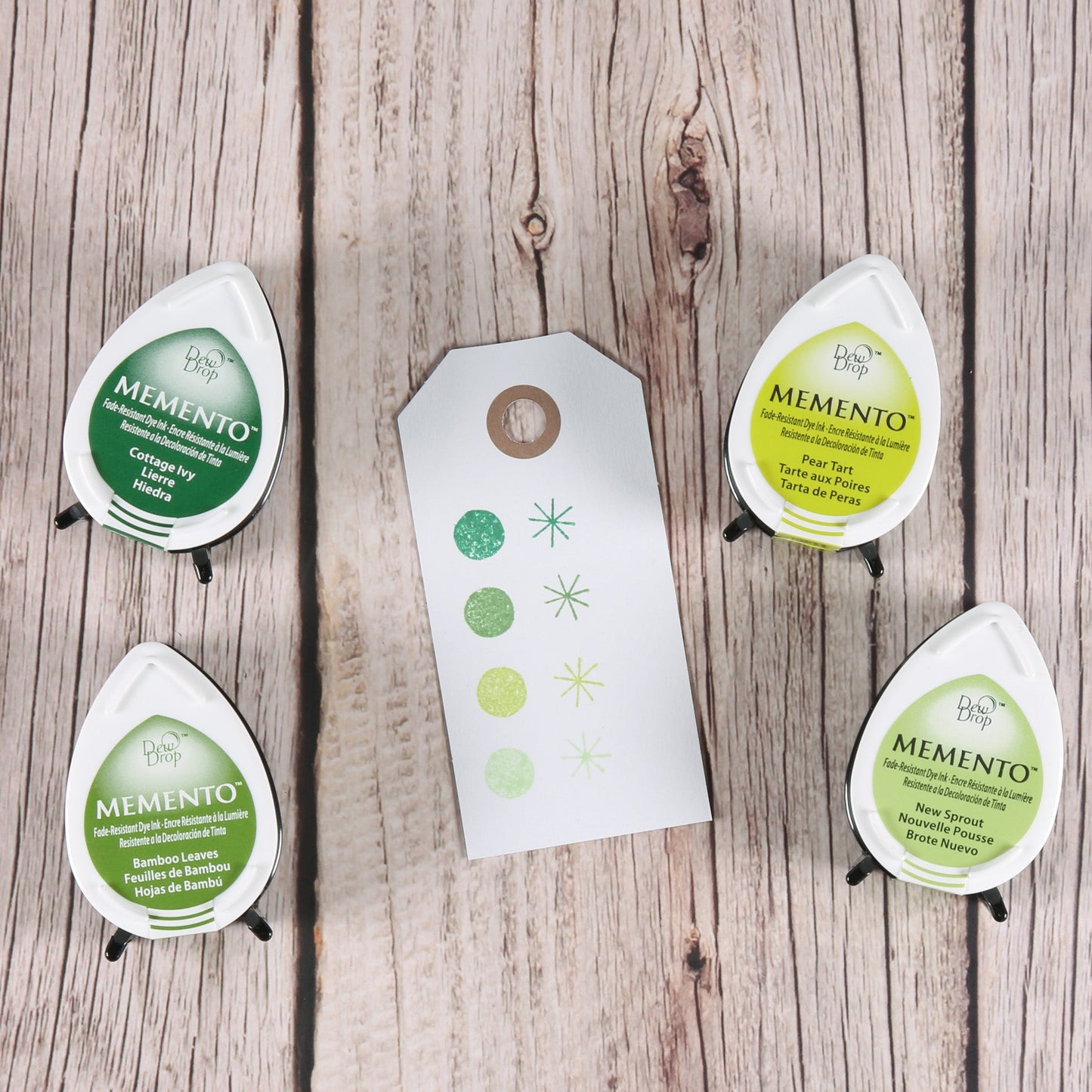 Stempelkissen-Set "Greenhouse" (4er-Set)