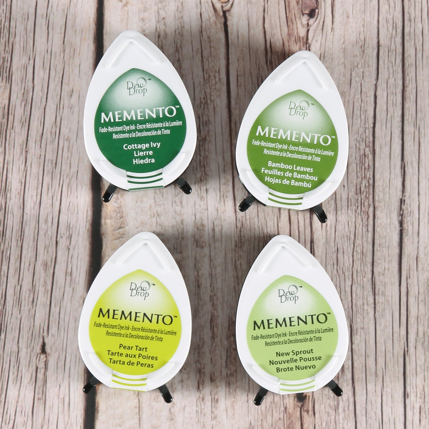 Stempelkissen-Set "Greenhouse" (4er-Set)