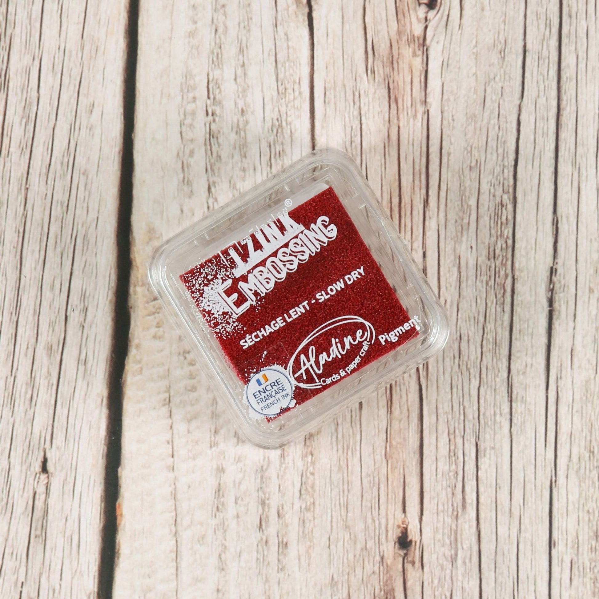 Stempelkissen tiefrot// Pigment Ink Pad Aladine iZink "Ruddle"