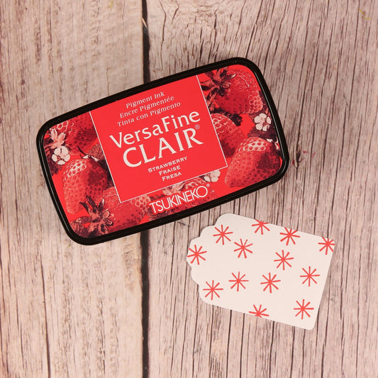 Stempelkissen VersaFine Clair Strawberry (helles Rot) - IN LOVE WITH PAPER