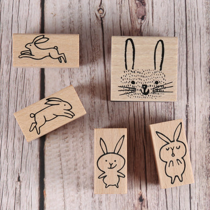 Stempelset "Freche Osterhasen"