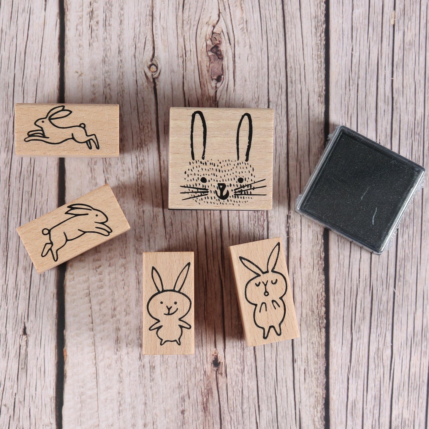 Stempelset "Freche Osterhasen"