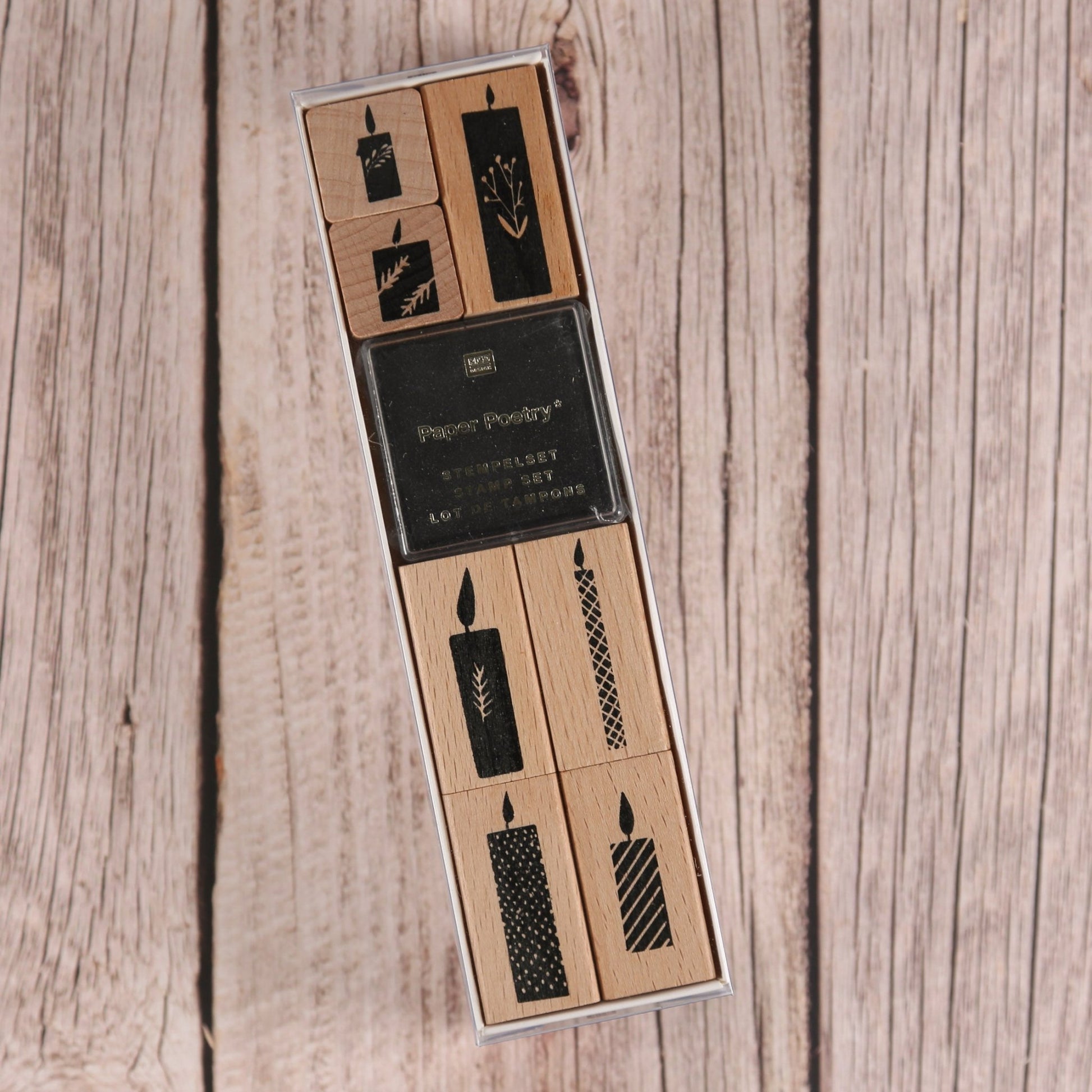 Stempelset „Nostalgic Christmas – Kerzen“ von Paper Poetry