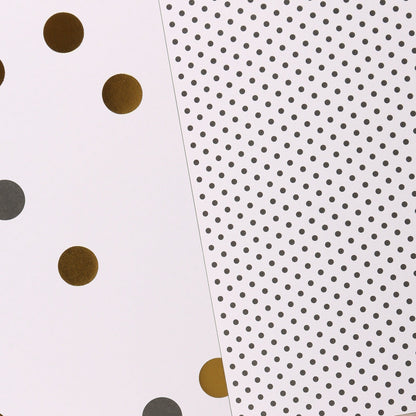 LOVE it Designpapier Muster Goldherzen und Mint-Zickzack