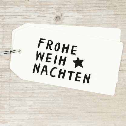 Weihnachtsstempel FROHE WEIHNACHTEN