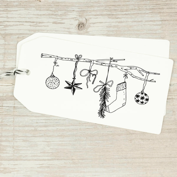 Weihnachtsstempel Weihnachtszweig