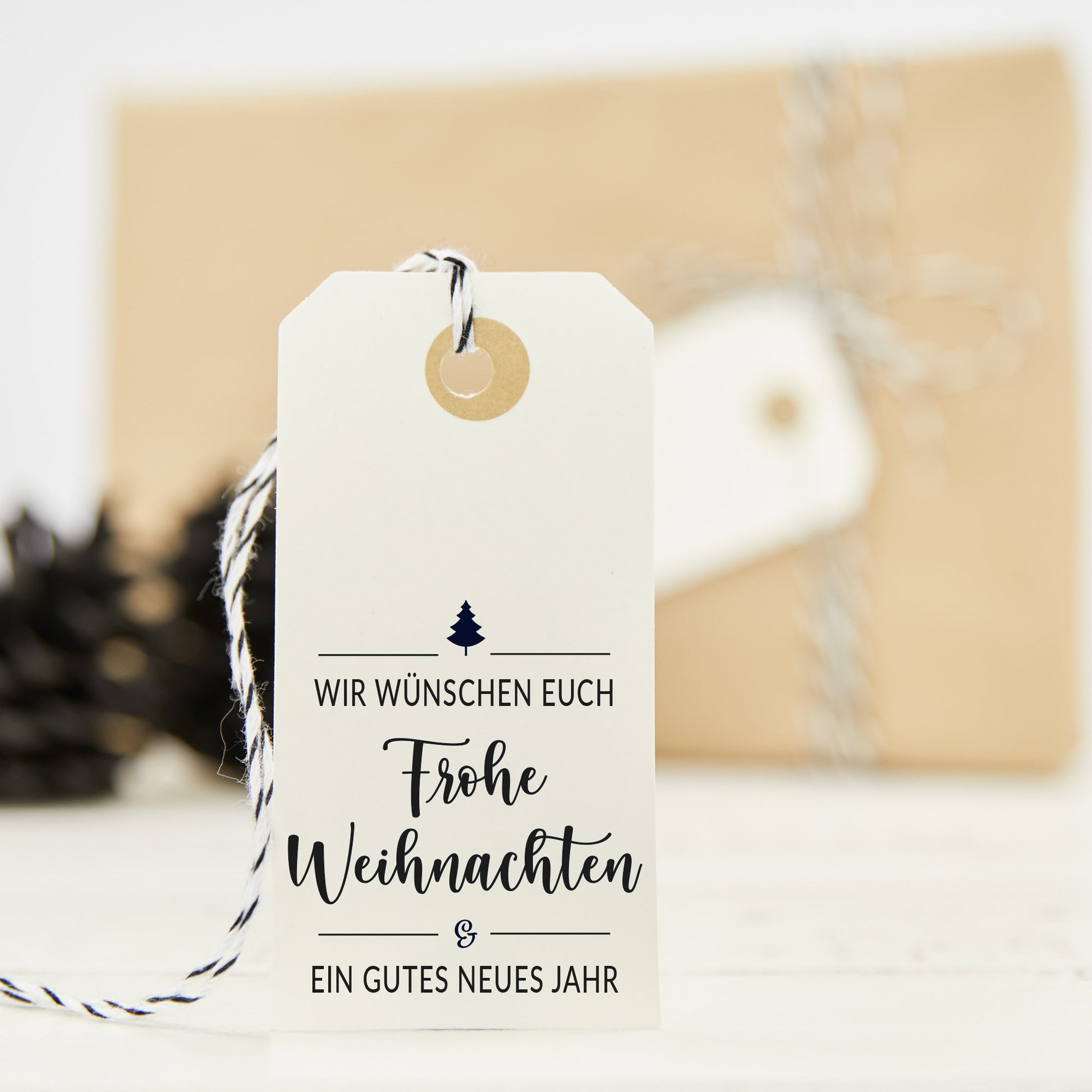 Weihnachtsstempel "Wir wünschen Euch Frohe Weihnachten" - IN LOVE WITH PAPER