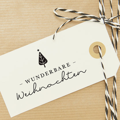 Weihnachtsstempel "Wunderbare Weihnachten" - IN LOVE WITH PAPER