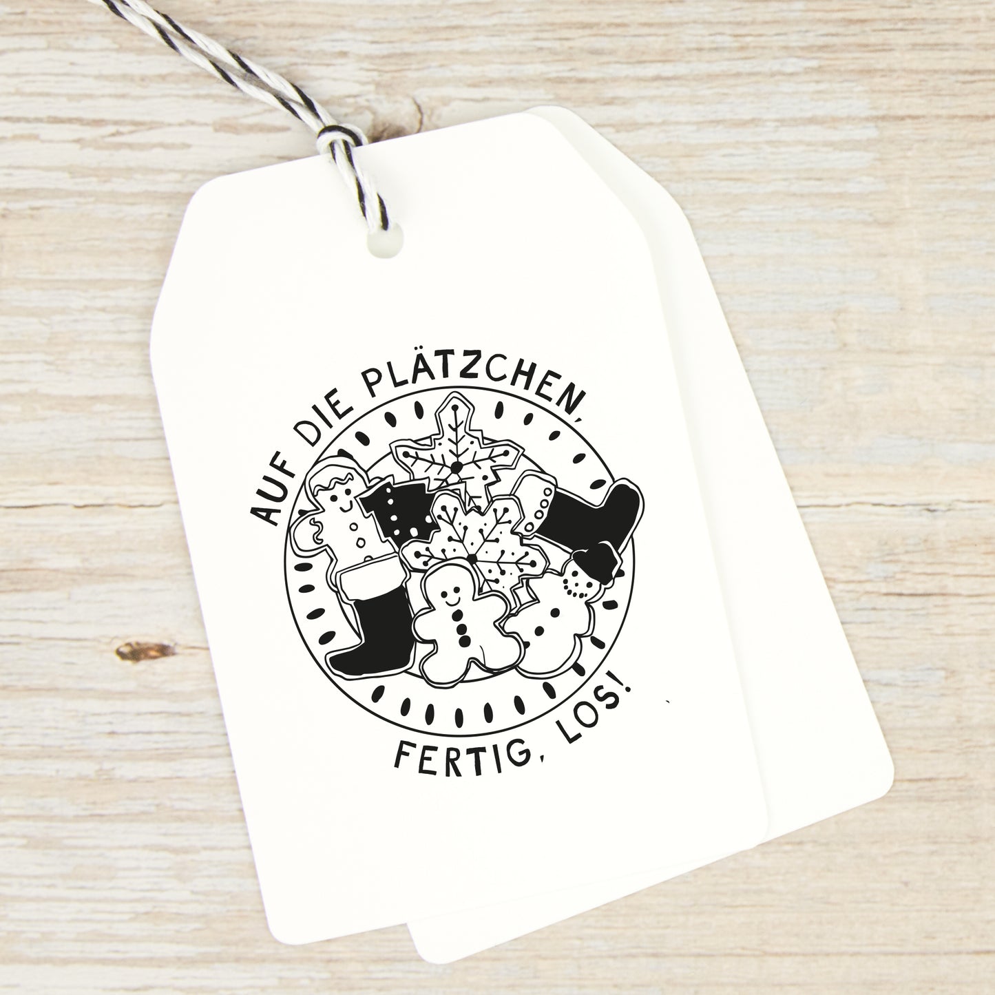 Stempel "Plätzchenteller"