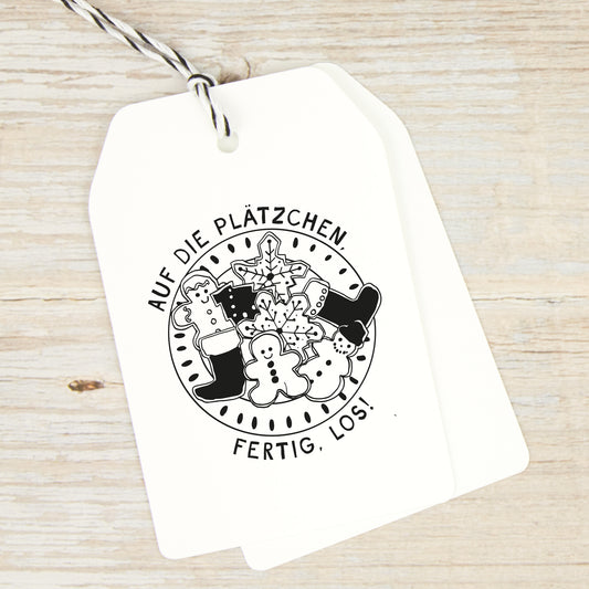 Stempel "Plätzchenteller"