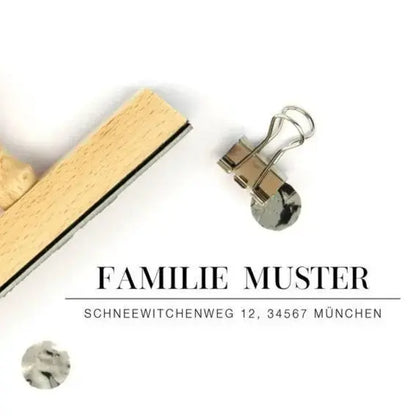 Klassischer Adressstempel "München" - IN LOVE WITH PAPER