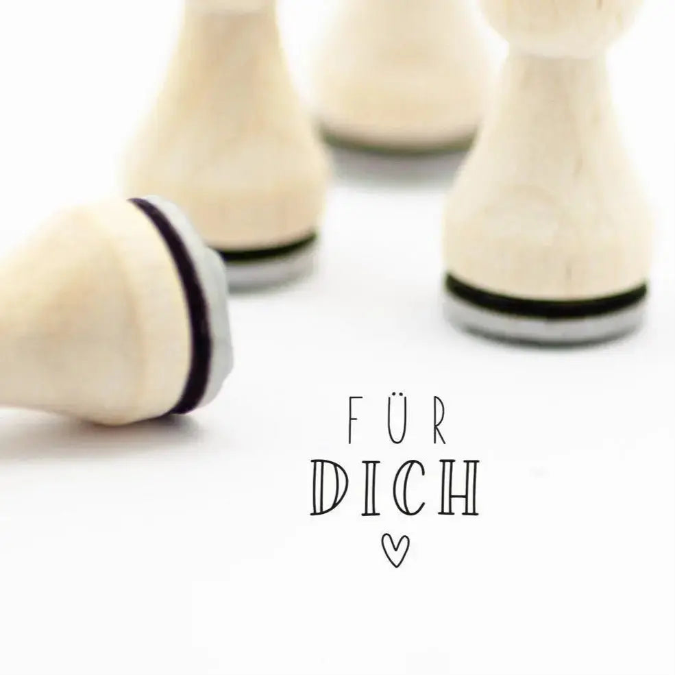 Ministempel "Für Dich" - IN LOVE WITH PAPER