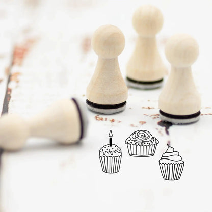 Ministempel-Set "Cupcake" - IN LOVE WITH PAPER