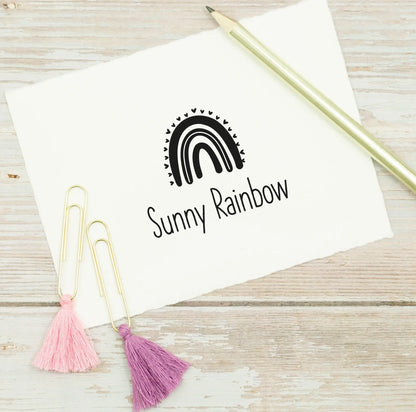 Namensstempel Regenbogen - IN LOVE WITH PAPER