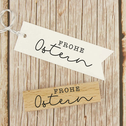 Osterstempel "Frohe Ostern" - IN LOVE WITH PAPER