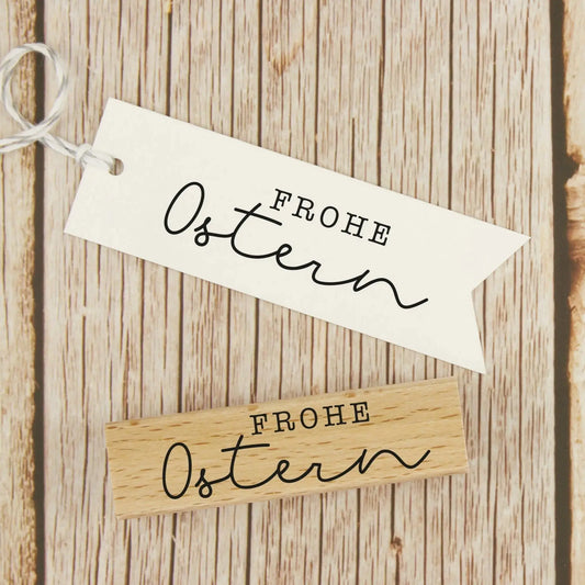 Osterstempel "Frohe Ostern" - IN LOVE WITH PAPER