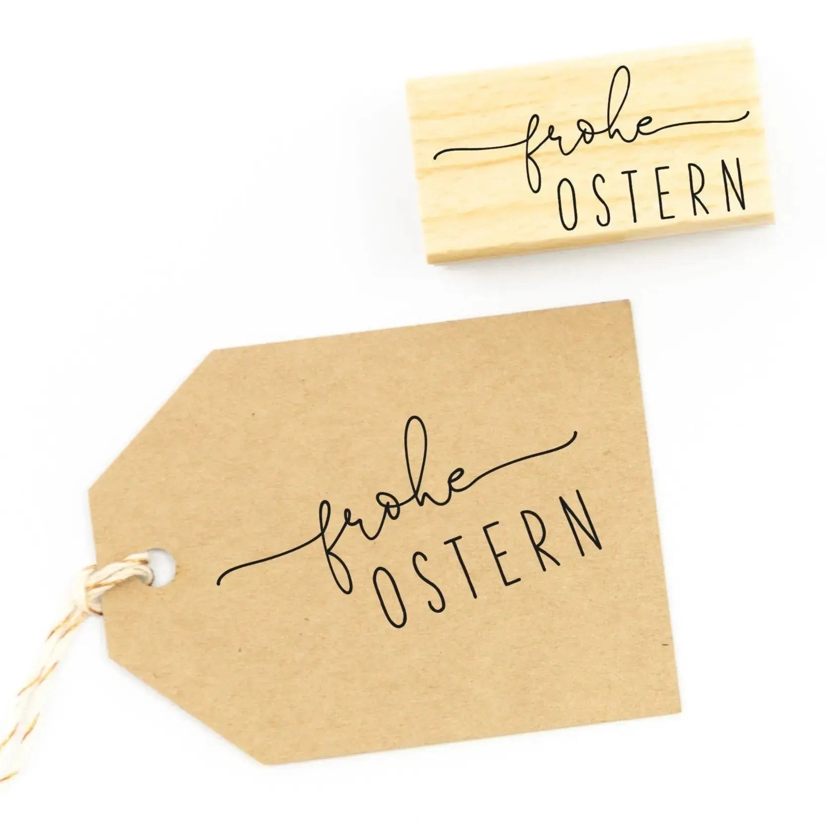 Osterstempel "frohe OSTERN" - IN LOVE WITH PAPER