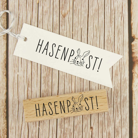 Osterstempel "HASENPOST" (OS004) - IN LOVE WITH PAPER
