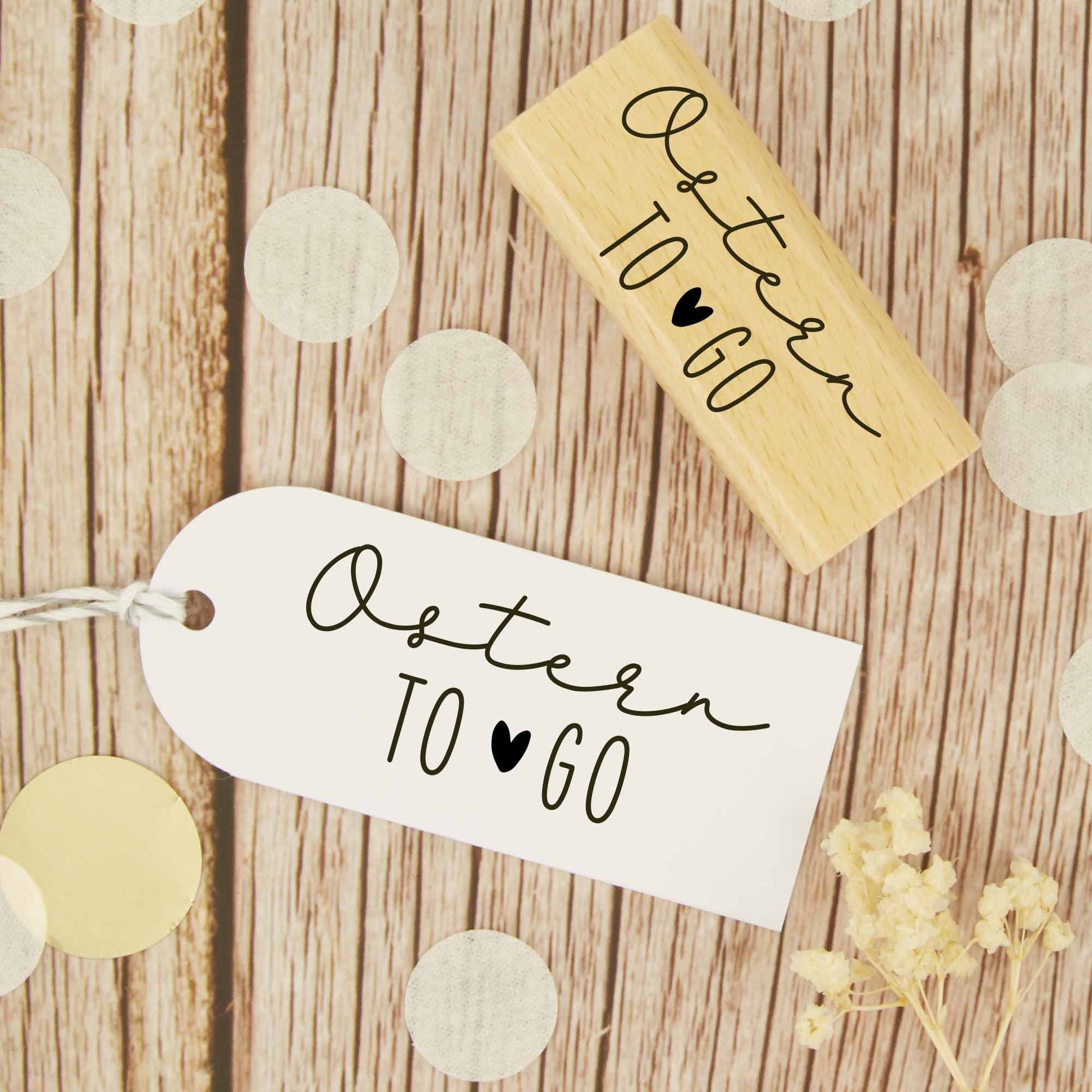 Osterstempel "Ostern to go" - IN LOVE WITH PAPER