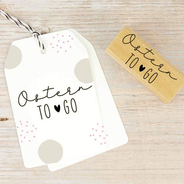 Osterstempel "Ostern to go"