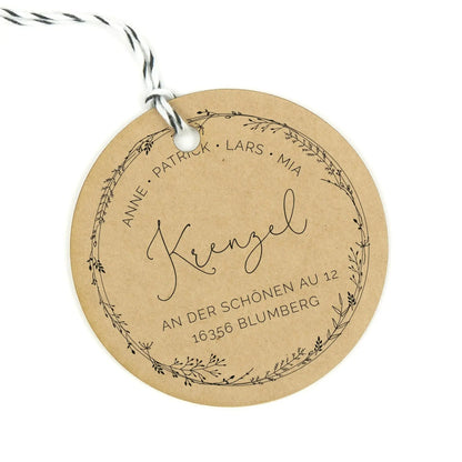 Personalisierter Adressstempel "Blumberg" - IN LOVE WITH PAPER