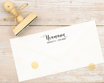 Personalisierter Adressstempel "Bremen" - IN LOVE WITH PAPER