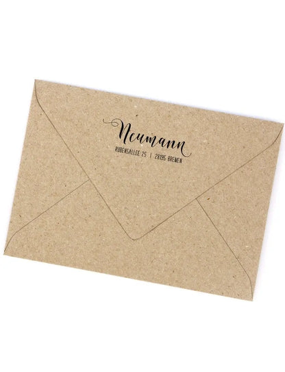 Personalisierter Adressstempel "Bremen" - IN LOVE WITH PAPER