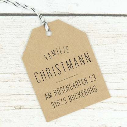 Personalisierter Adressstempel "Bückeburg" - IN LOVE WITH PAPER