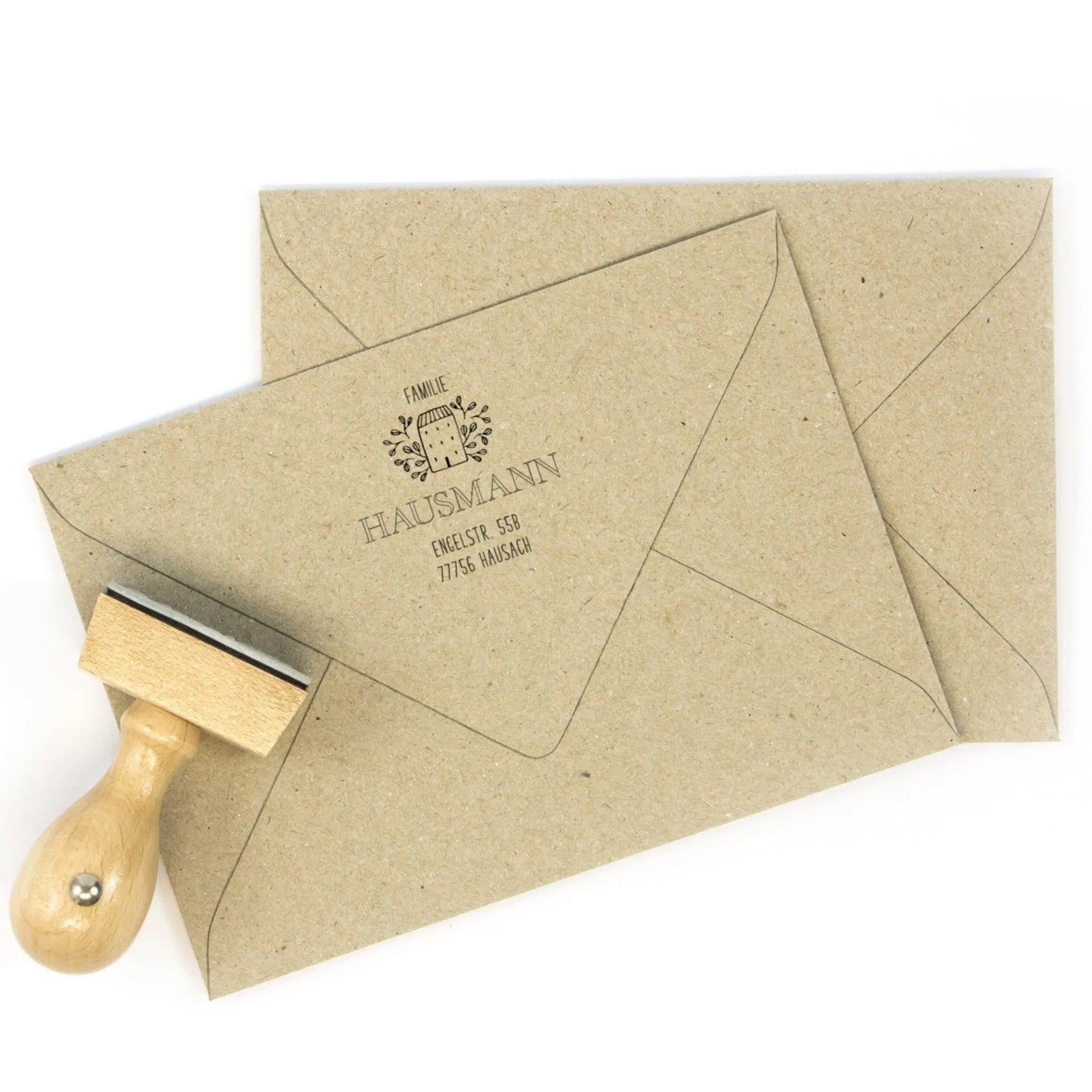 Personalisierter Adressstempel "Hausach" - IN LOVE WITH PAPER