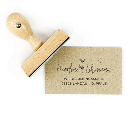 Personalisierter Adressstempel "Landau" - IN LOVE WITH PAPER