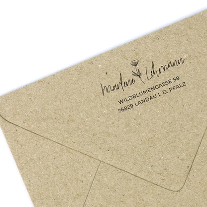 Personalisierter Adressstempel "Landau" - IN LOVE WITH PAPER