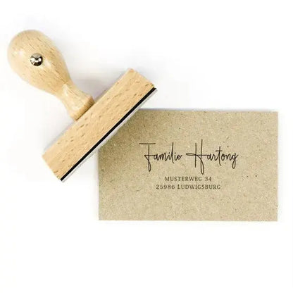 Personalisierter Adressstempel "Ludwigsburg" - IN LOVE WITH PAPER