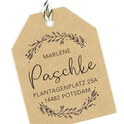 Personalisierter Adressstempel "Potsdam" - IN LOVE WITH PAPER