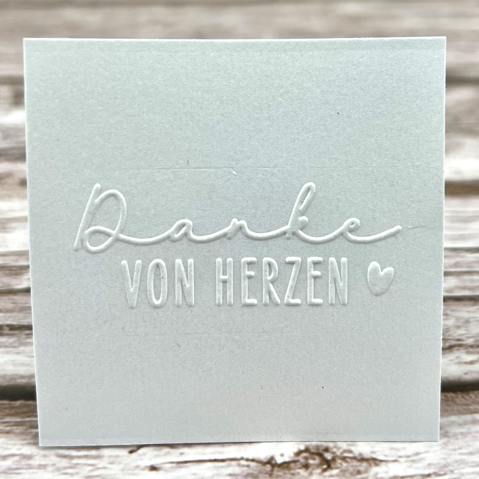 Prägestempel "Danke von Herzen" - IN LOVE WITH PAPER