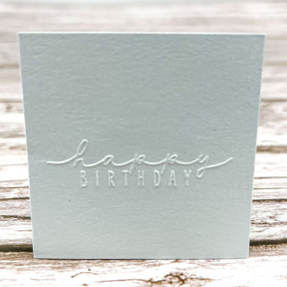 Prägestempel "Happy Birthday" - IN LOVE WITH PAPER