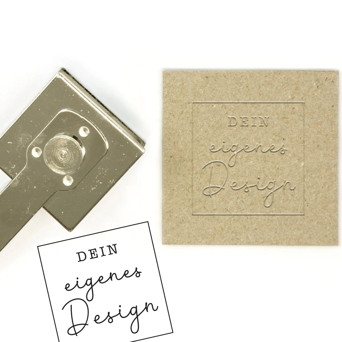 Prägestempel mit Deinem Logo & Deinem Design - IN LOVE WITH PAPER