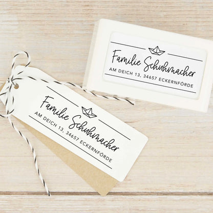 Selbstfärbestempel "Eckernförde" (Flash-Stempel) - IN LOVE WITH PAPER