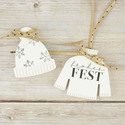 Silikon-Gießform "Winter" für Christbaumanhänger